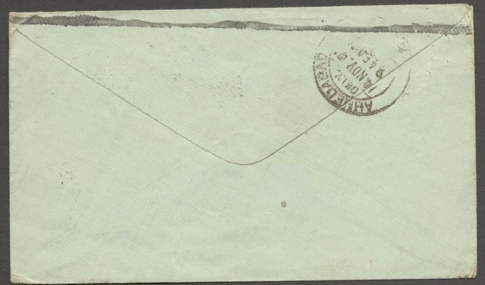 AOP South Africa WW2 1941 censored cover to India