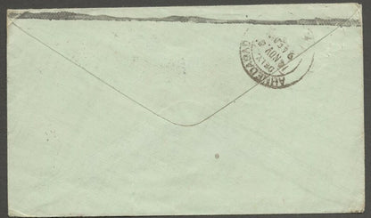 AOP South Africa WW2 1941 censored cover to India