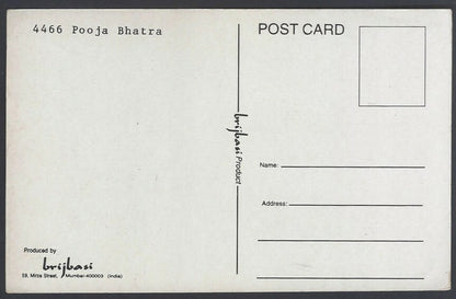 AOP India Bollywood POOJA BATRA vintage postcard 
