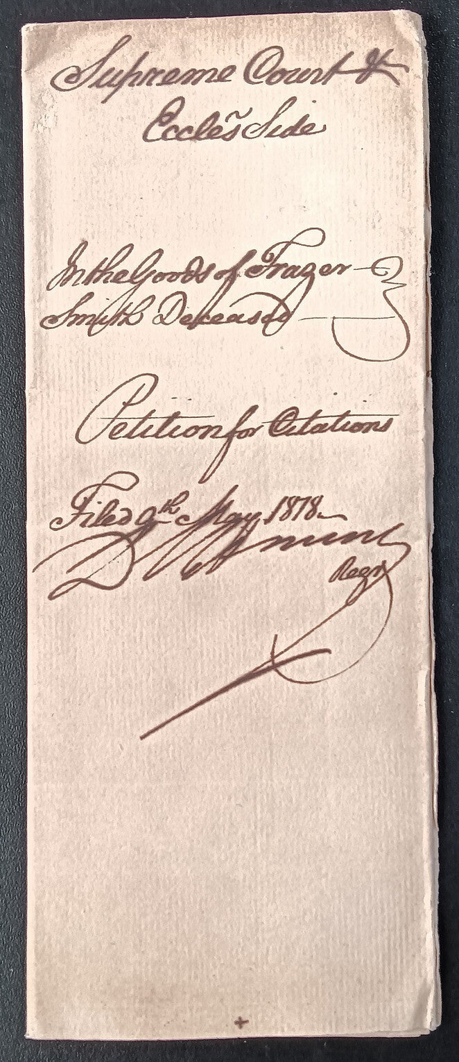India King George IIII 1818 Fort William, Calcutta 2 page document