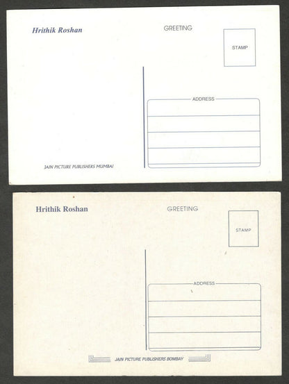 India Bollywood vintage postcards HRITHIK ROSHAN (4)