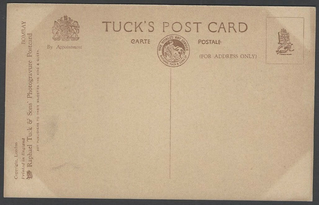 India BOMBAY vintage postcard Gymkhana Club