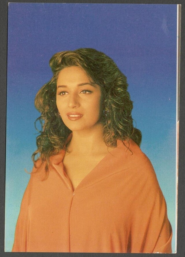 AOP India Bollywood vintage postcard MADHURI DIXIT