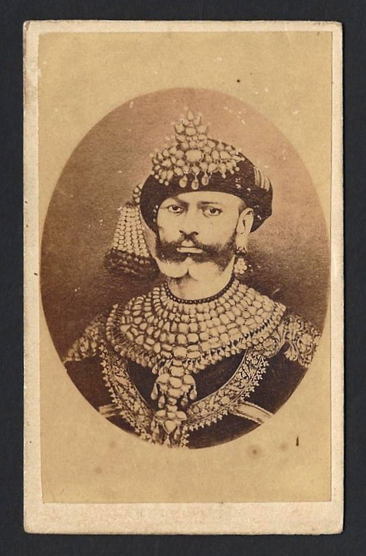 CDV photo Maharajas of India #2