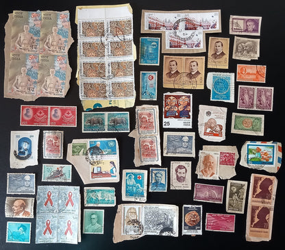 India unpicked on paper commemorative mix (200)