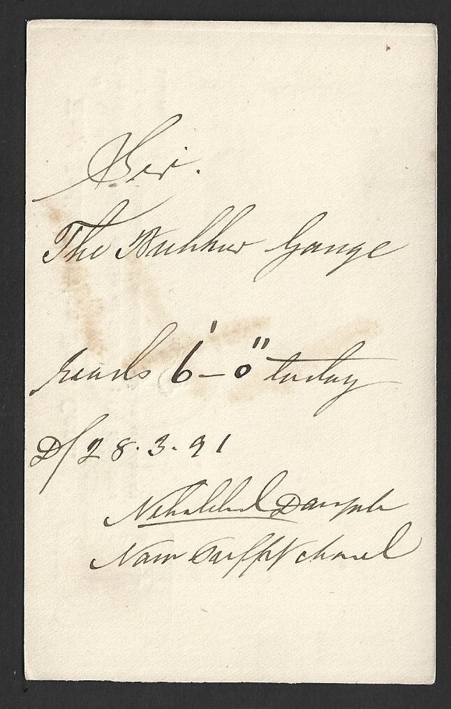 EAST INDIA SERVICE POST CARD 1/4a postcard used 1891 SUKKUR to LARKANA