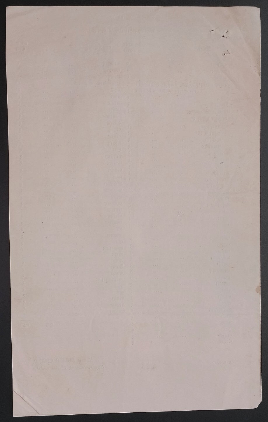 India 1930 NOTICE about the auction of a Salt Licence