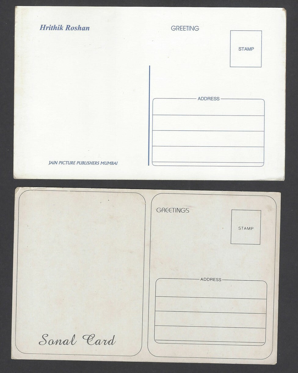 Bollywood HRITIK ROSHAN postcards (5)