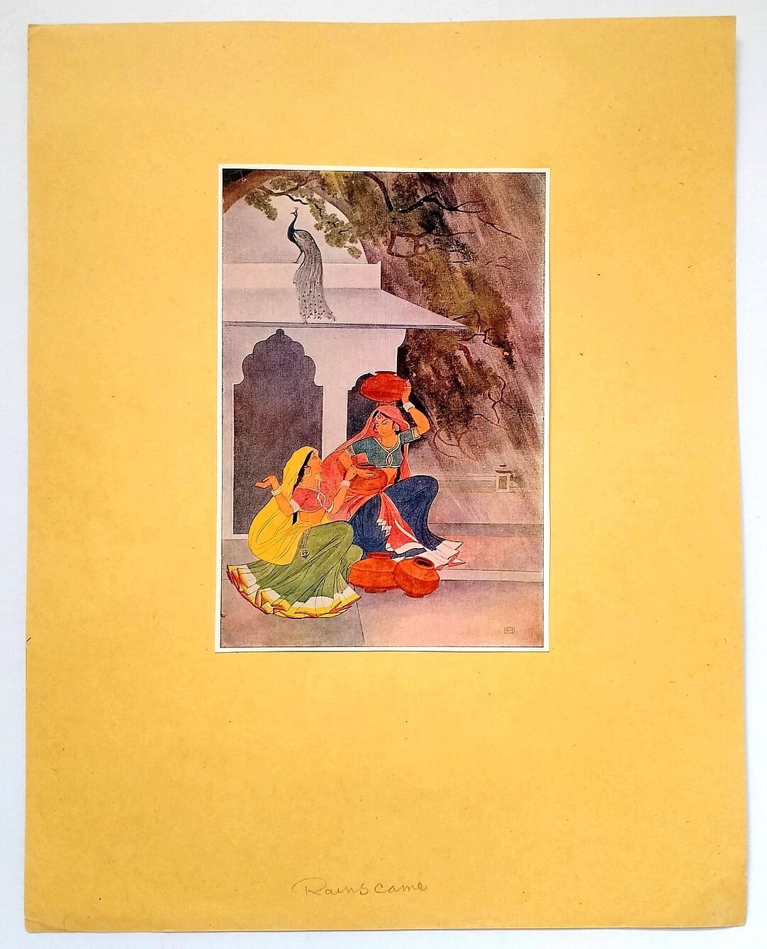 AOP KANU DESAI vintage print India - RAINS CAME
