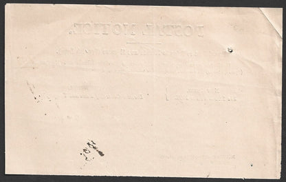 India POSTAL NOTICE 12th Nov.1936 Parcel Post to Belearic Islands & Morocco