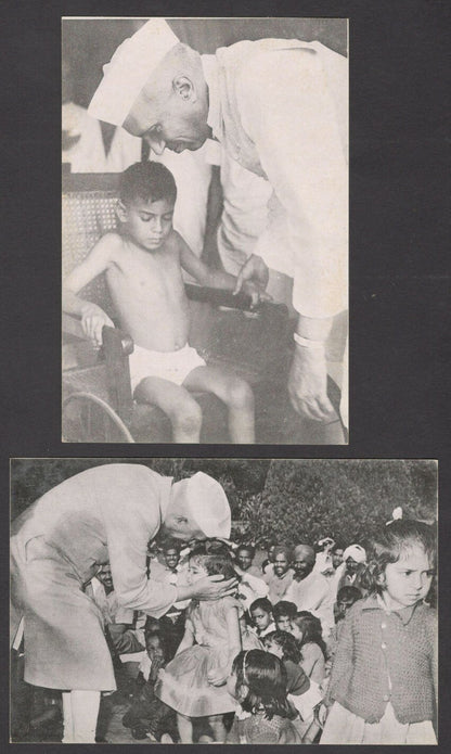 India 1963 Nehru Memorial postcards (6)