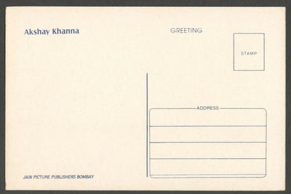 AOP India Bollywood postcard AKSHAY KHANNA