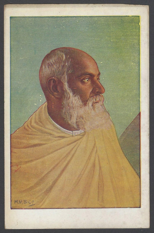AOP India vinatge patriotic postcard Frredom Fighter Vithalbhai Patel