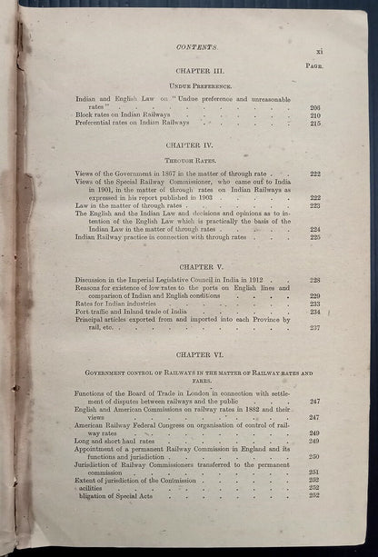 AOP A Monograph on India Railway Rates by Ghose 1918 HC 595pgs