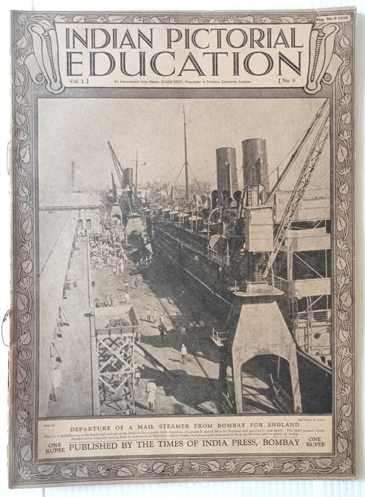 INDIAN PICTORAL EDUCATION 1929.30 Vol.1 No.9 Bombay