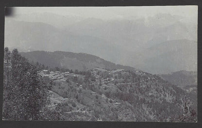 India 1917 photograph Balun Barracks Dalhousie 8.5cm x 13.5cm