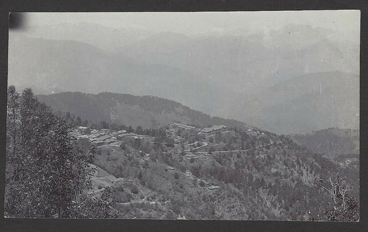 India 1917 photograph Balun Barracks Dalhousie 8.5cm x 13.5cm