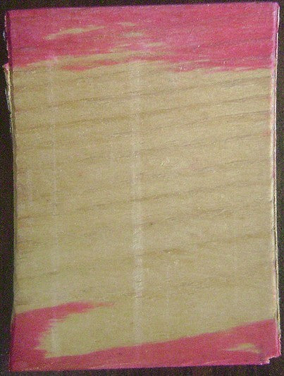 India c.1910 wood backed curved matchbox label European Girl