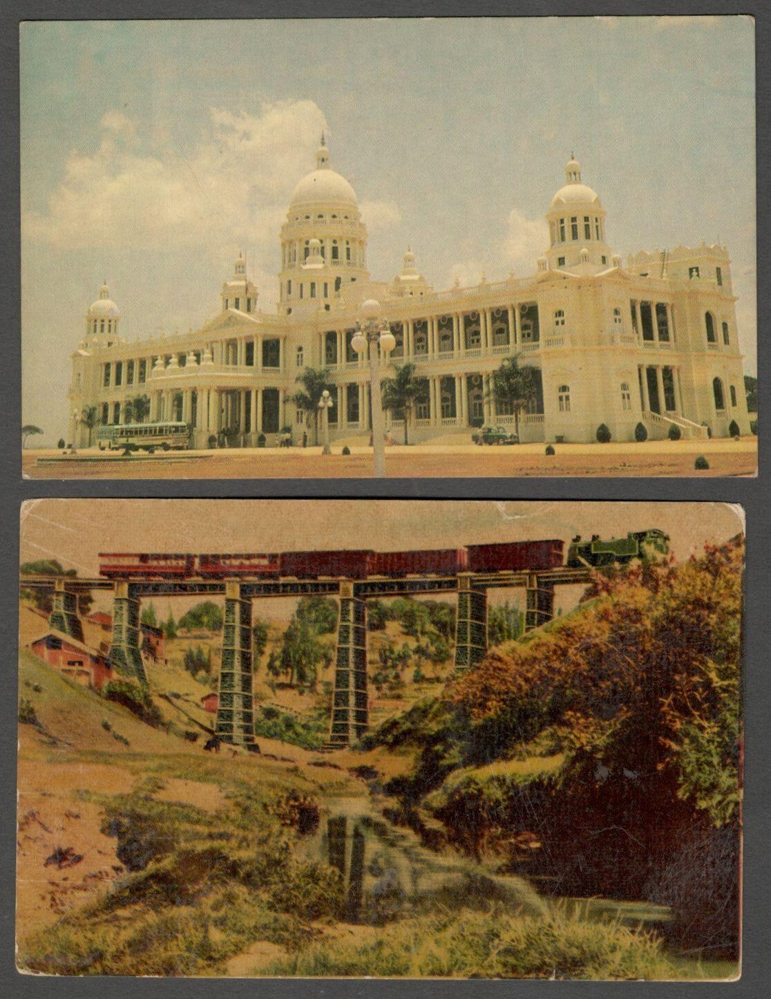 AOP India MYSORE & AREA vintage postcards (7)