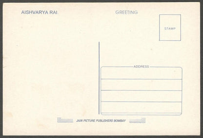 AOP India Bollywood vintage postcard AISHWARYA RAI