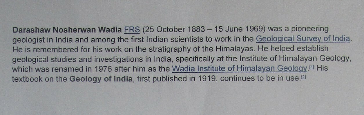 India 1951 document signed D N Wadia Geologist with KGVI 50R etc.