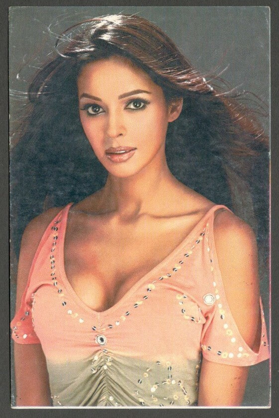 AOP India Bollywood vintage postcard MALLIKA SHERAWAT