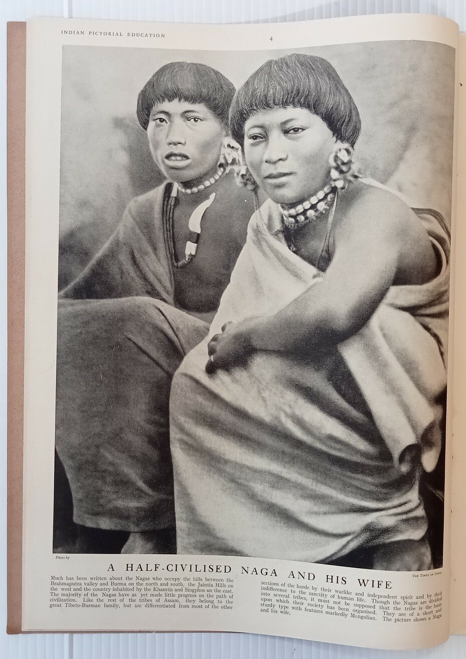 INDIAN PICTORAL EDUCATION 1929.30 Vol.1 No.10 Kathiawad, Silk Worms, Benares