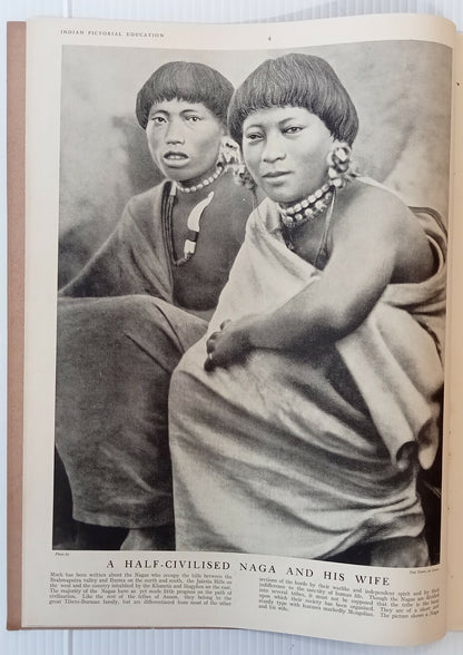 INDIAN PICTORAL EDUCATION 1929.30 Vol.1 No.10 Kathiawad, Silk Worms, Benares