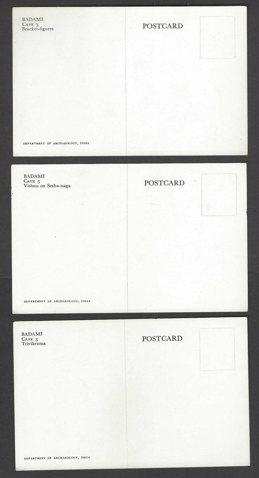 India Badami vintage postcards (11)