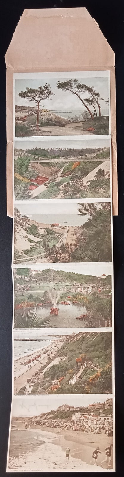 (AOP) GB Souvenir Letter Card with 6 views mailed to India 1932