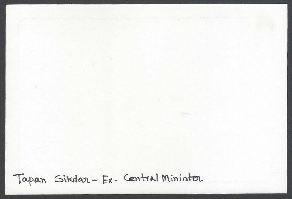 AOP India Tapan Sikdar, Member of Parliament signed autograph card