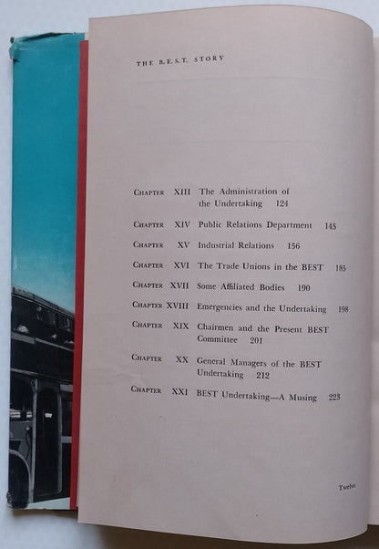 THE B.E.S.T. STORY by S.N. Pendsay Pendse HC 229pgs - Bombay, India