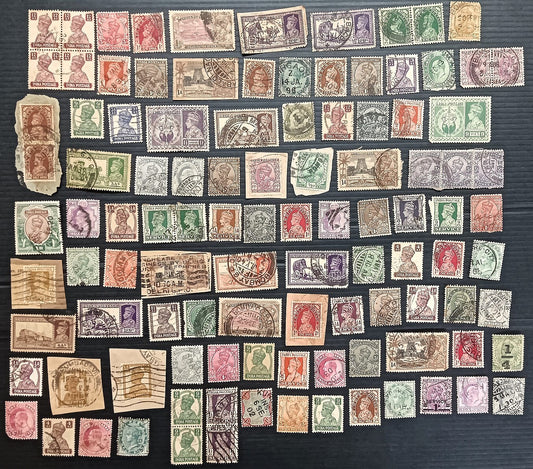 India pre 1947 on & off paper accumulation (100+ stamps)