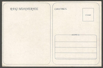 AOP India Bollywood vintage postcard RANI MUKHERJEE