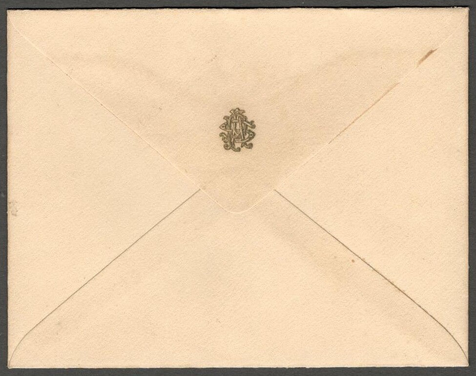 AOP India MALER KOTLA State herald crested envelope	