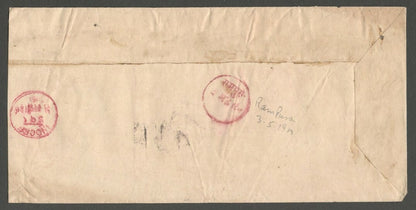 AOP India Indore State 1901 stampless cover postmarked RAMPURA