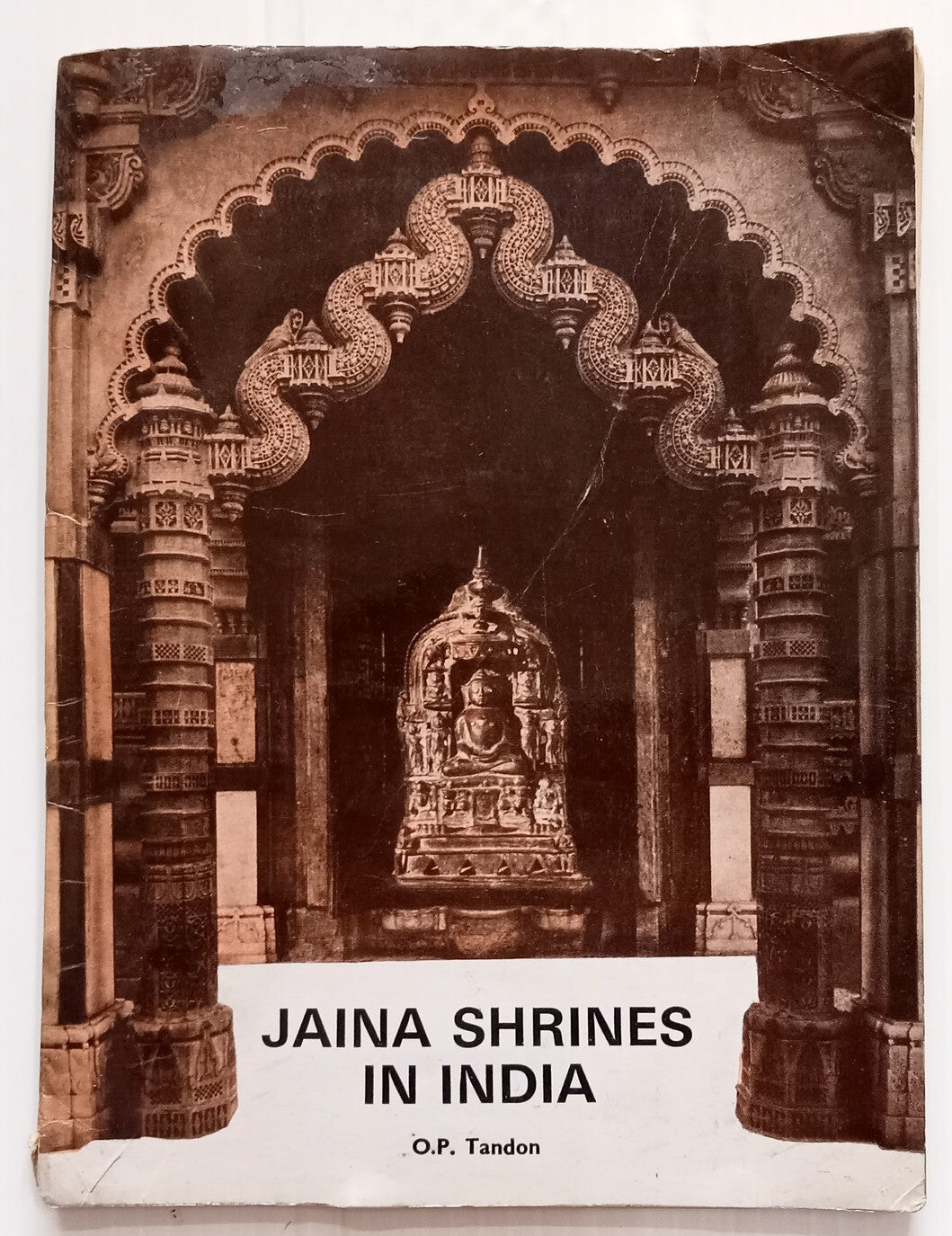 AOP India 1986 JAINA SHRINES IN INDIA book with illustrations & map sc