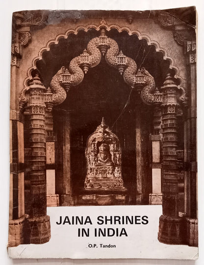 AOP India 1986 JAINA SHRINES IN INDIA book with illustrations & map sc