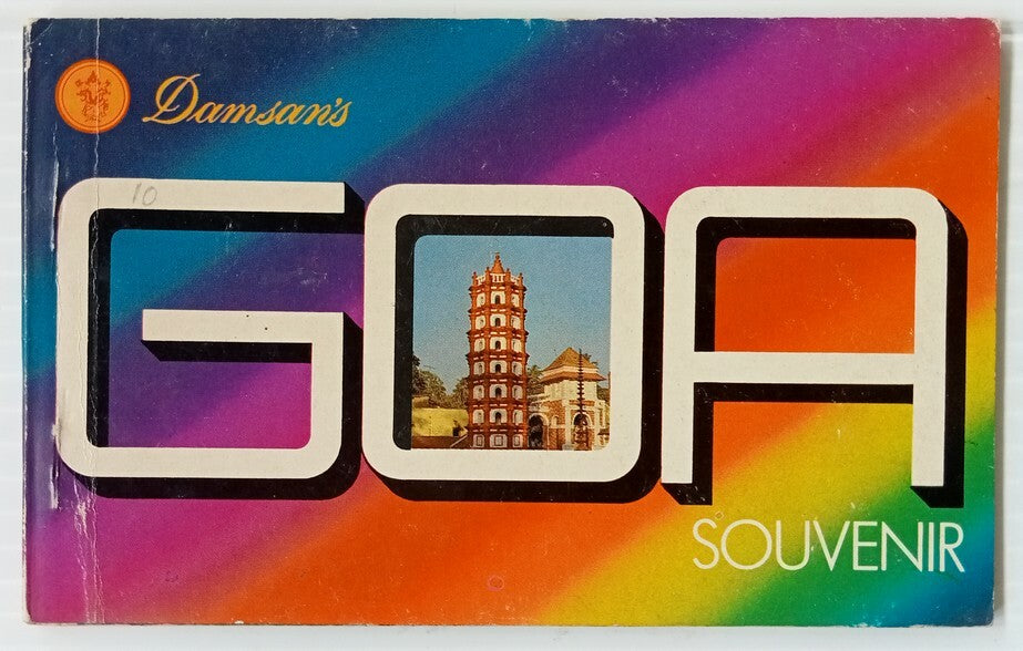 AOP India vintage booklet of 10 postcards Damsan's Goa Souvenir