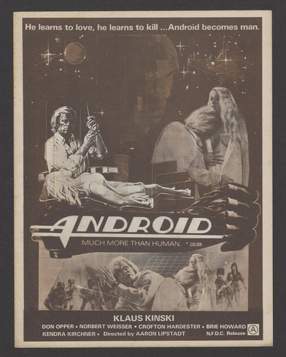 Hollywood Publicity cards for India – Scifi movies