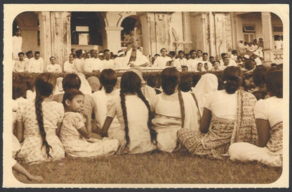 AOP India full back pictorial 50p Gandhi postal card GANDHI 
