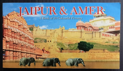 AOP India JAIPUR & AMER Tourist booklet of 20 Pictures 