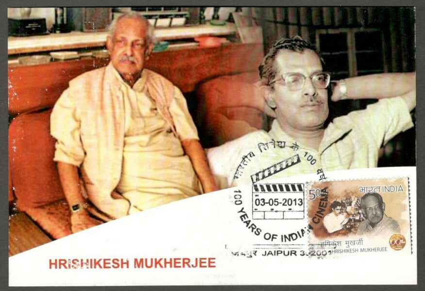 AOP India 2013 100 years of Cinema Maxi card HRISHIKESH MUKHERJEE