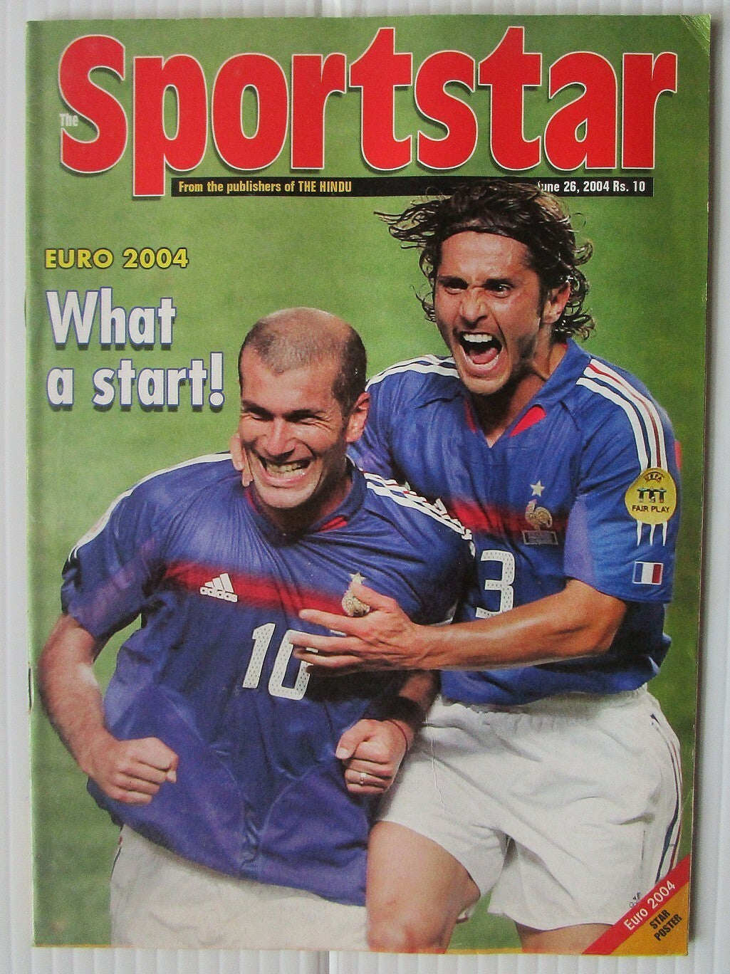 India Sports Star 2004 with much Cricket coverage (5 issues)