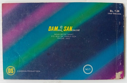 AOP India vintage booklet of 10 postcards Damsan's Goa Souvenir