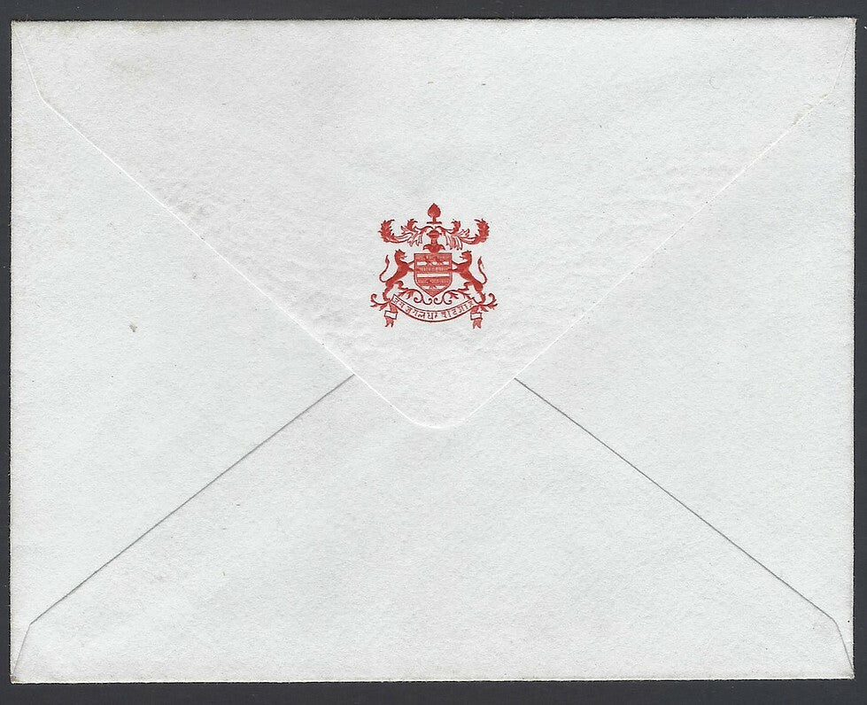 AOP India crested Coat of Arms envelope Unidentified