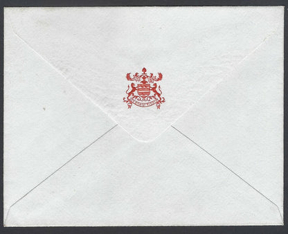 AOP India crested Coat of Arms envelope Unidentified