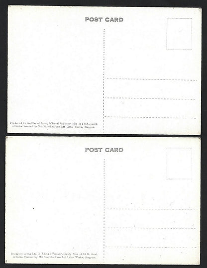(AOP) DAMS OF INDIA vintage postcards (6)