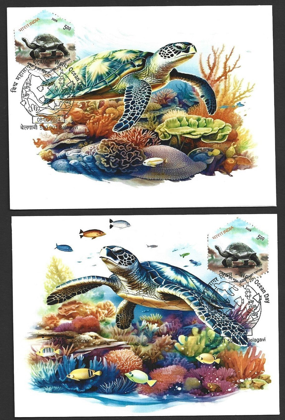 India 2024 World Ocean Day pictorial event postcards (6)