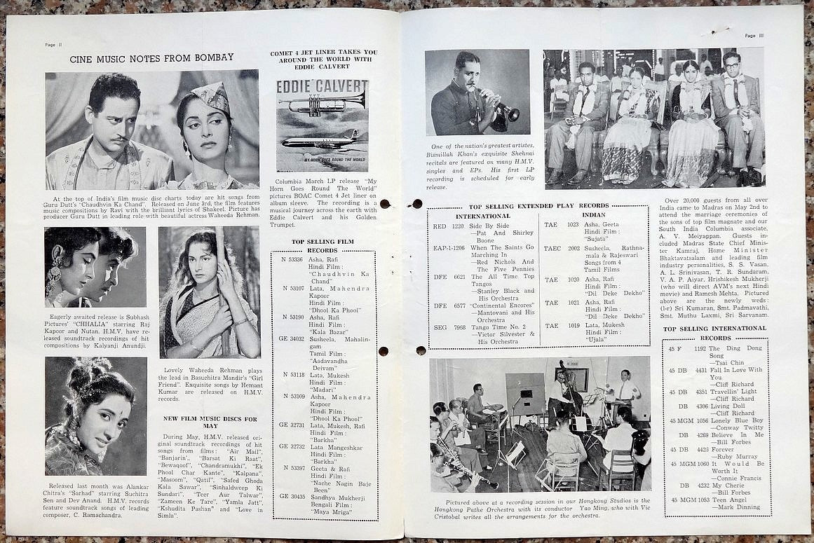 India THE VOICE June 1960 HMV Magazine - My Fair Lady